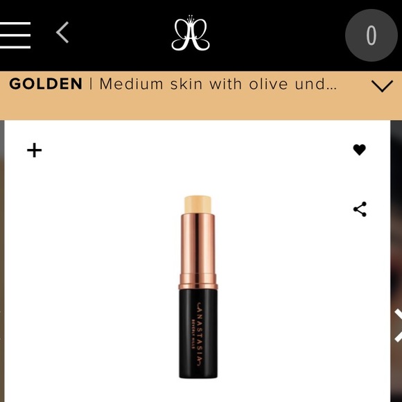 Anastasia Beverly Hills Other - Anastasia foundation stick - Golden